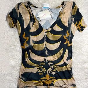 Deadstock Multicolor SS05 Emilio Pucci Psychedelic Top Size XS/S NWT